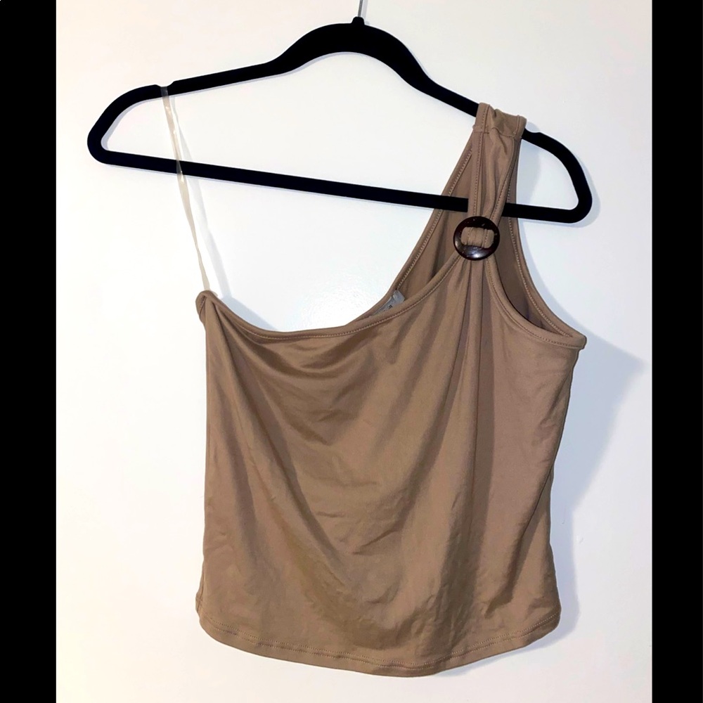 One Shoulder Crop Top